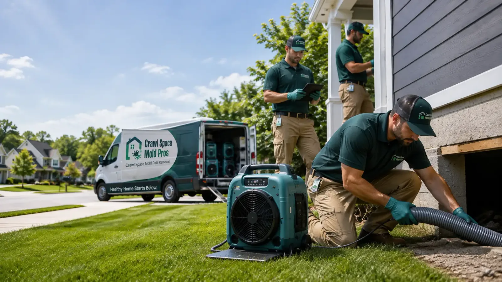Crawl Space Mold Removal in Clayton, CA